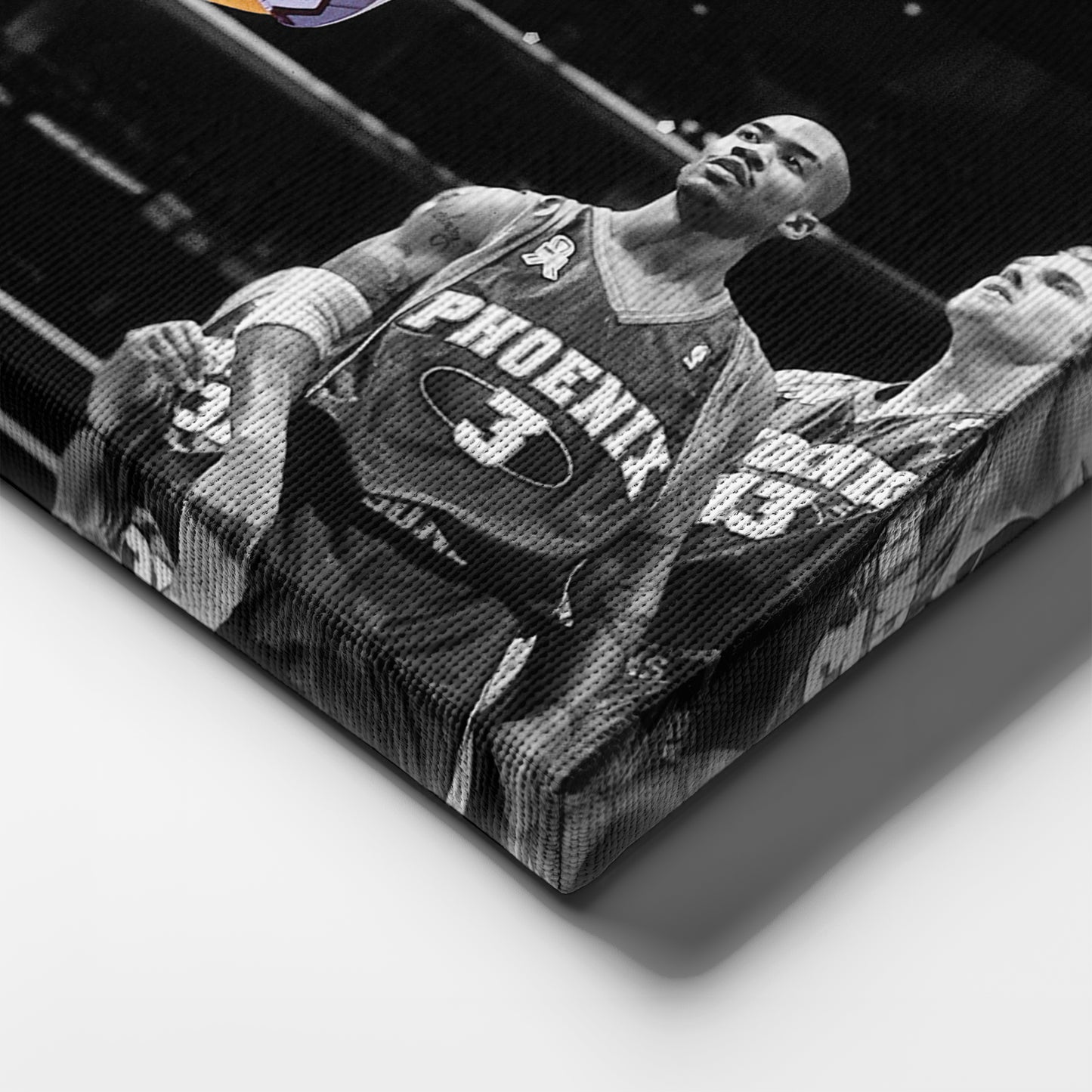 Shaquille O'Neal Dunking Canvas Art - NBA Lakers Sports Poster
