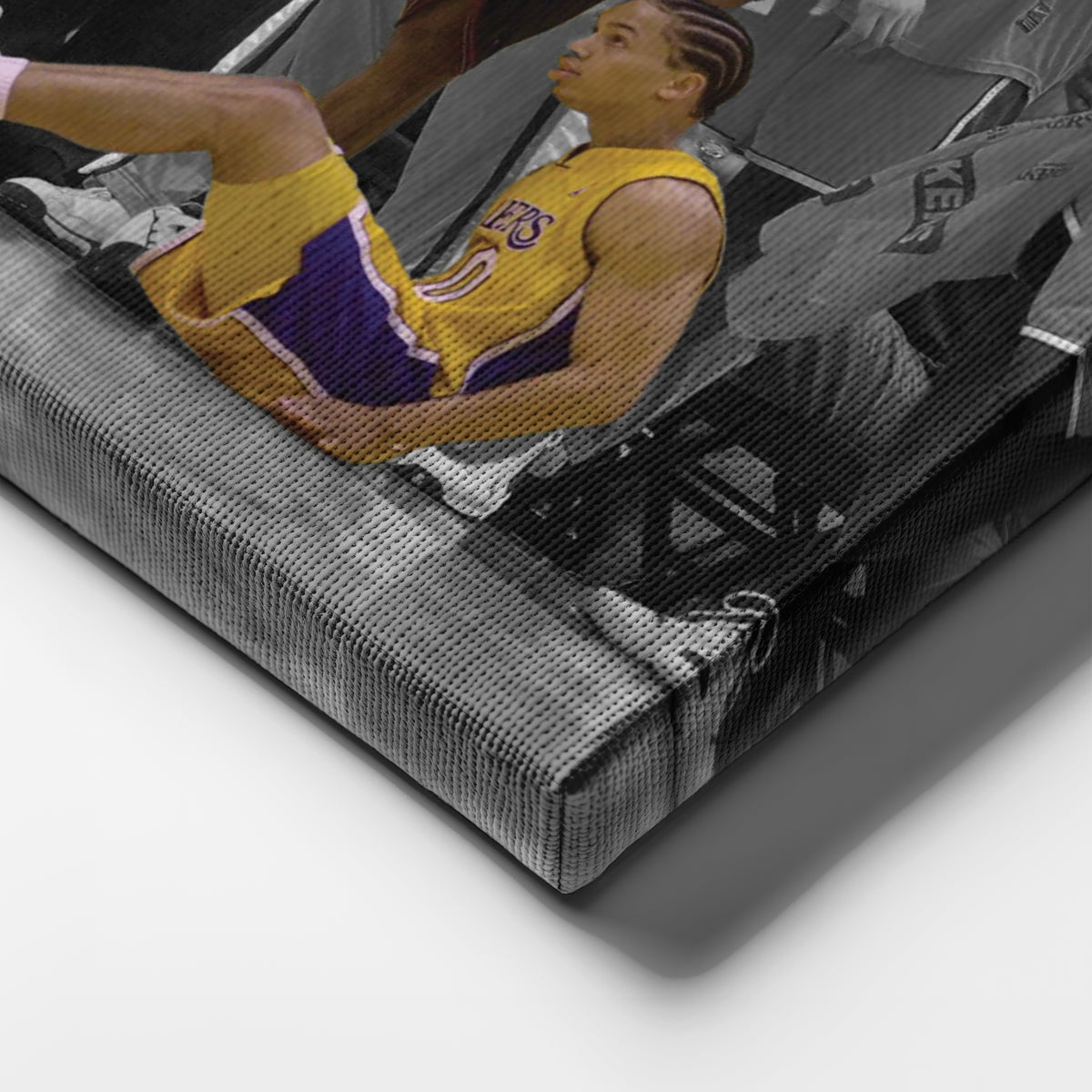 Allen Iverson Step Over Tyronn Lue NBA Finals Canvas Wall Art Decor - Basketball Legends
