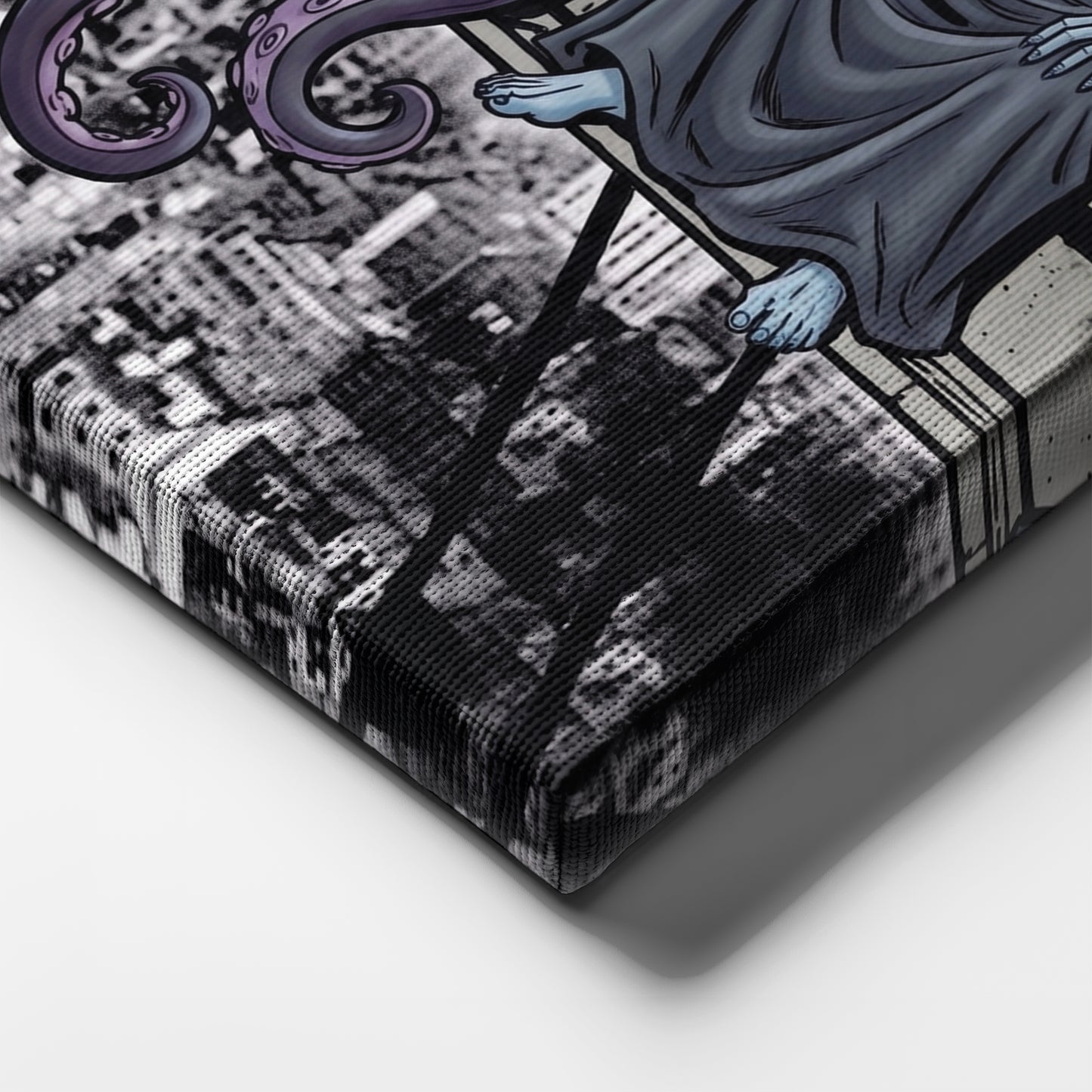 Disney Villains Lunch Atop a Skyscraper Canvas Wall Art