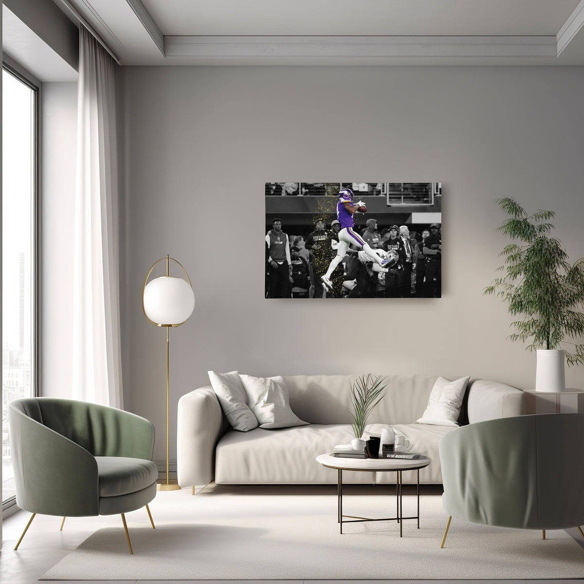 The Minneapolis Miracle Canvas Art - NFL Vikings vs. Saints Poster