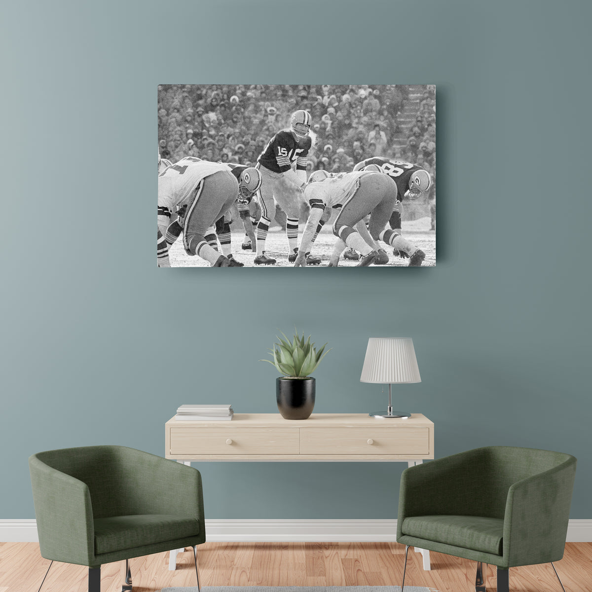 The Ice Bowl Packers vs. Cowboys Canvas Art - NFL Sports Wall Print