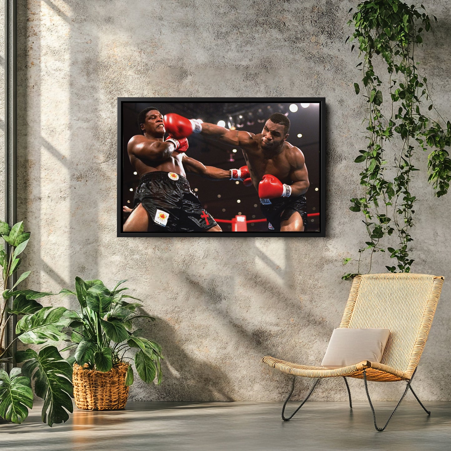 Mike Tyson Boxing Canvas Wall Art – Legendary Fighter Decor
