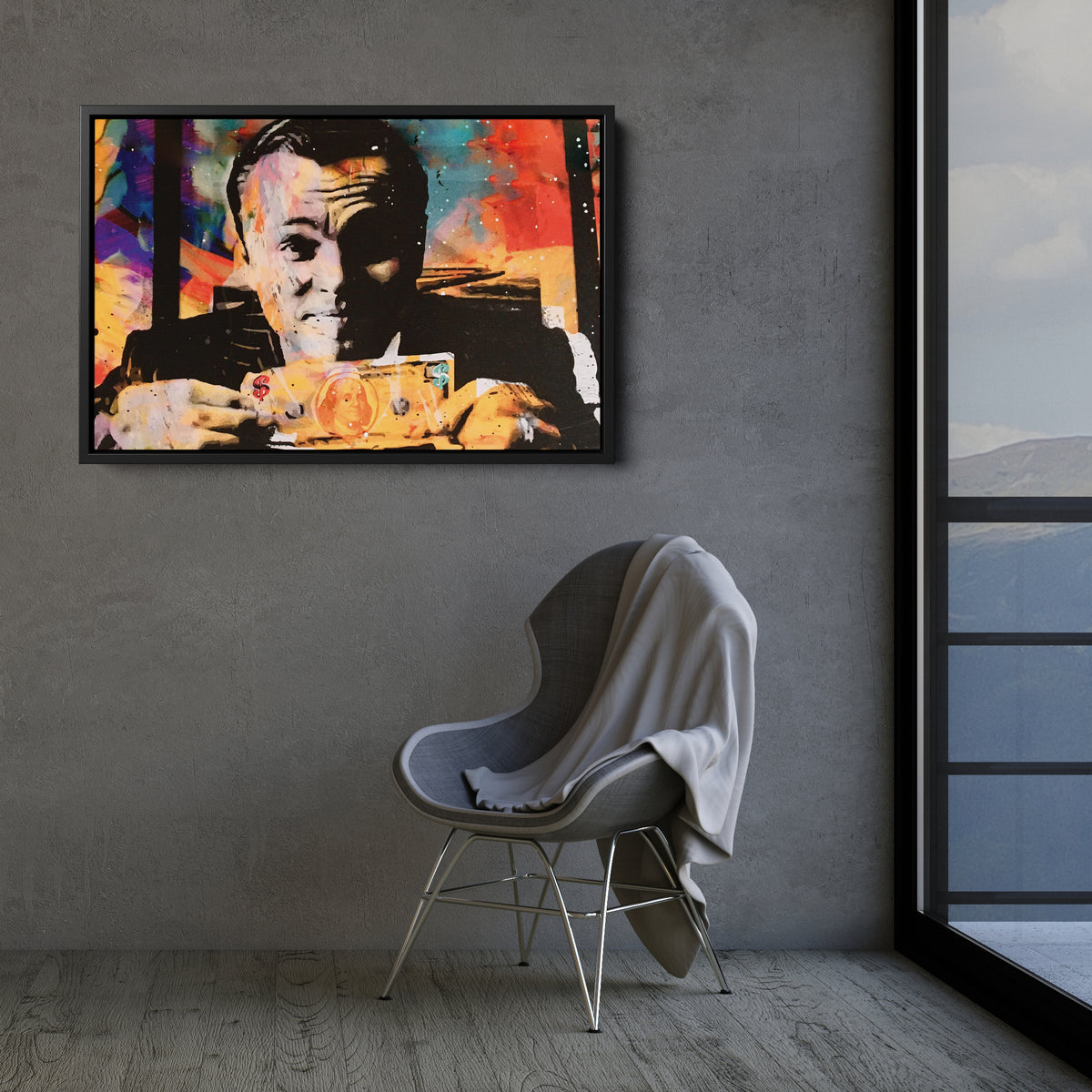The Wolf of Wall Street Poster – Leonardo DiCaprio Canvas Wall Art Home Decor