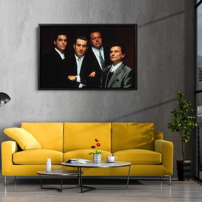 Goodfellas Movie Poster Canvas Wall Art Decor - Mafia Film Art for Your Wall