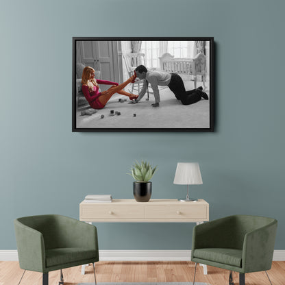 The Wolf of Wall Street Jordan Belfort & DiCaprio – Canvas Wall Art Decor