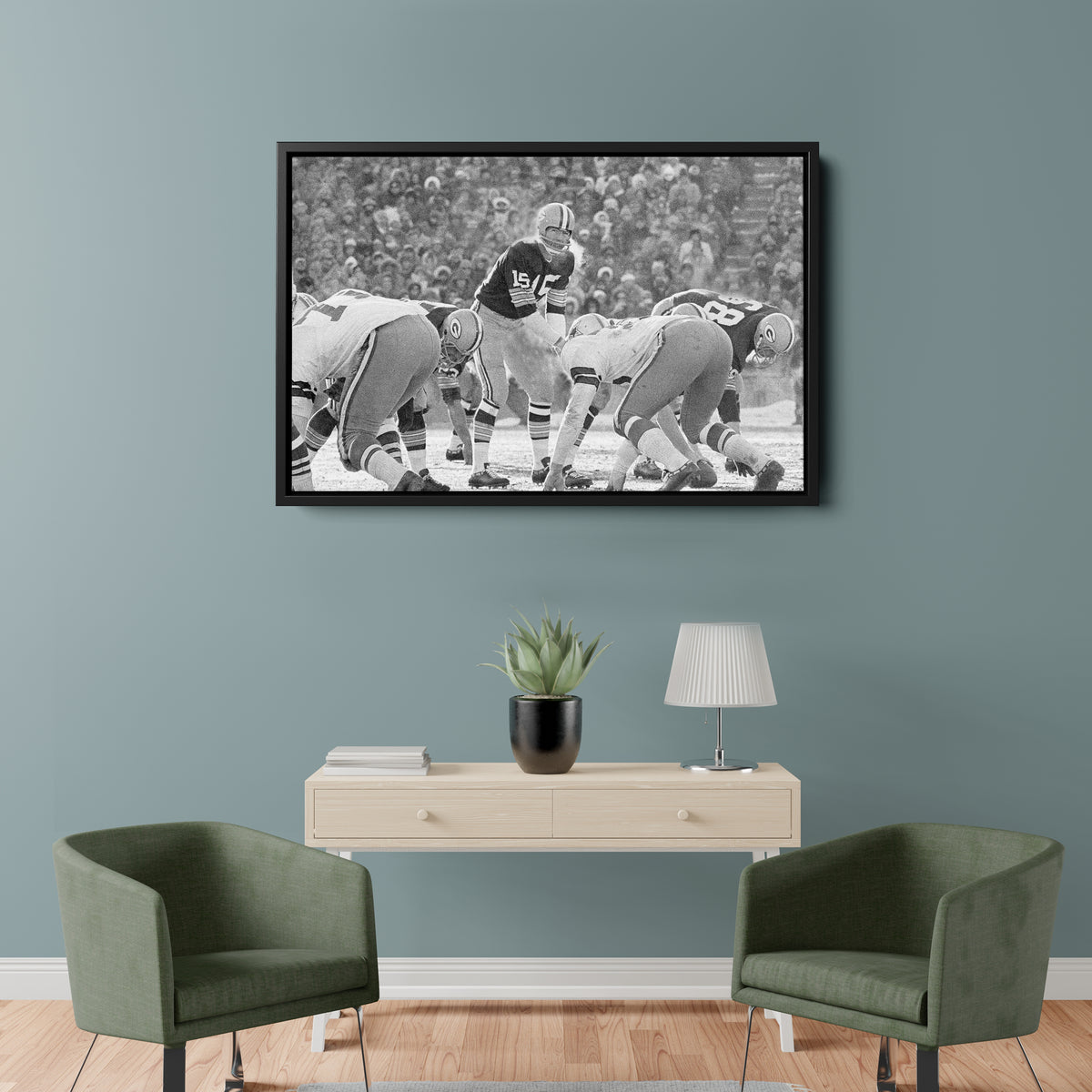 The Ice Bowl Packers vs. Cowboys Canvas Art - NFL Sports Wall Print