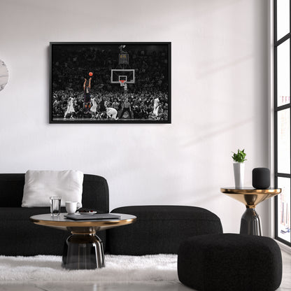 Kemba Walker Buzzer-Beater vs Pitt Canvas Wall Art Decor - NCAA Basketball Icon Art
