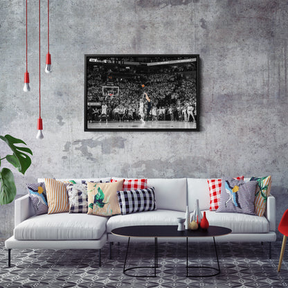 Luka Doncic Game-Winning 3-Pointer – Mavericks Canvas Wall Art Framed Decor