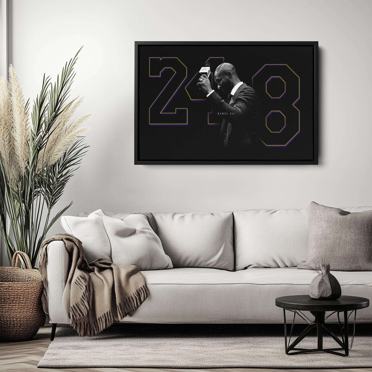 Mamba Out – 248- Legend – Kobe Bryant Canvas Art – A Basketball Legacy