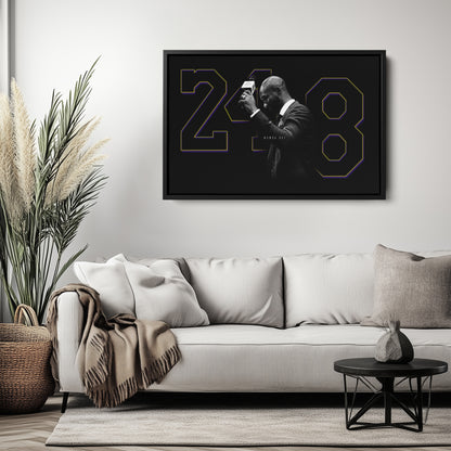Mamba Out – 248- Legend – Kobe Bryant Canvas Art – A Basketball Legacy
