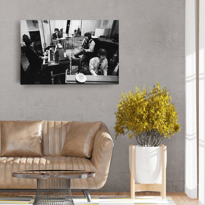The Beatles Recording Studio Canvas Wall Art – Legendary Music Decor