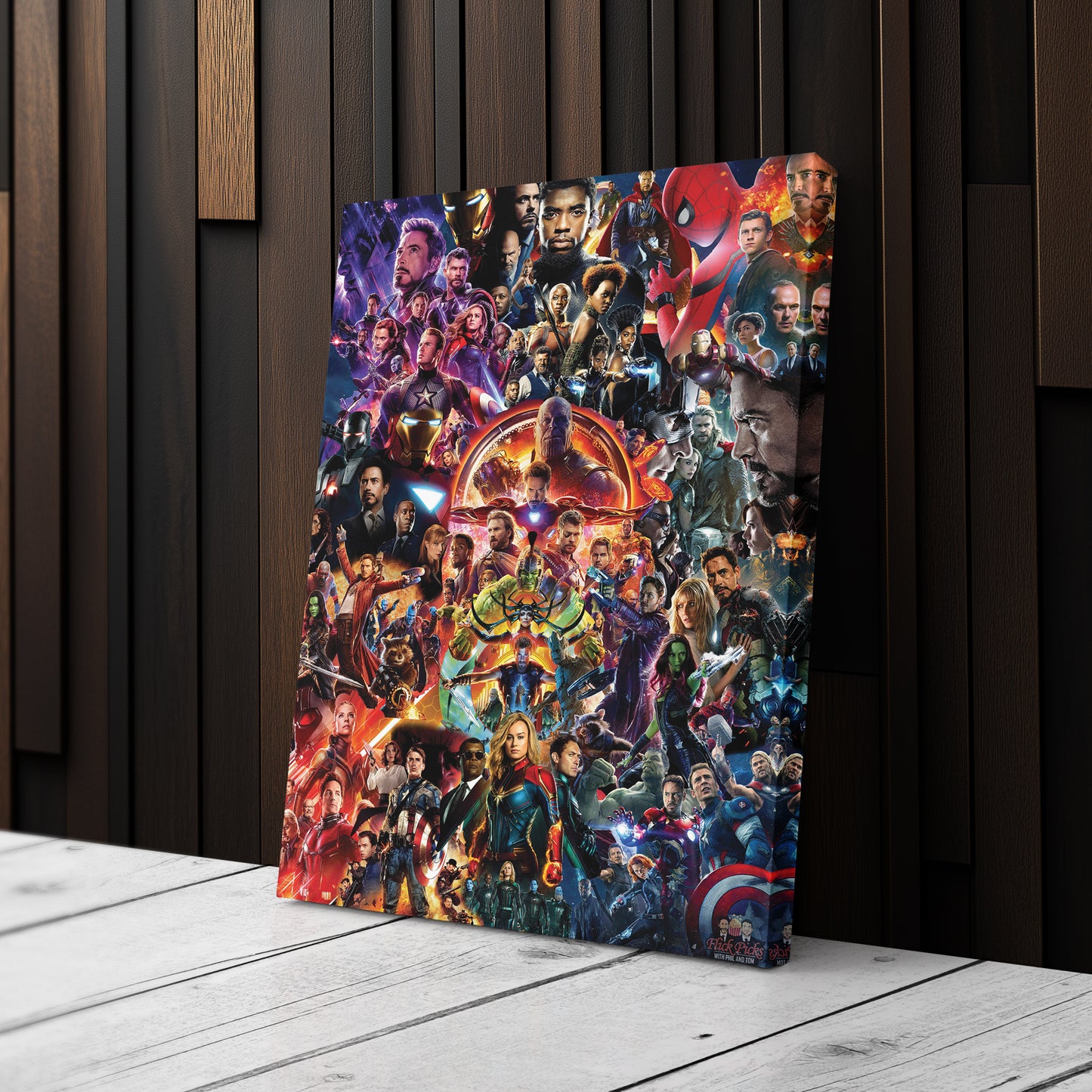 The Avengers Marvel Universe Canvas Art - Superhero Wall Decor Print