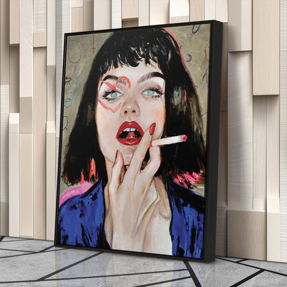 Fantasy Woman - Acrylic & Oil Painting Canvas Wall Art Decor