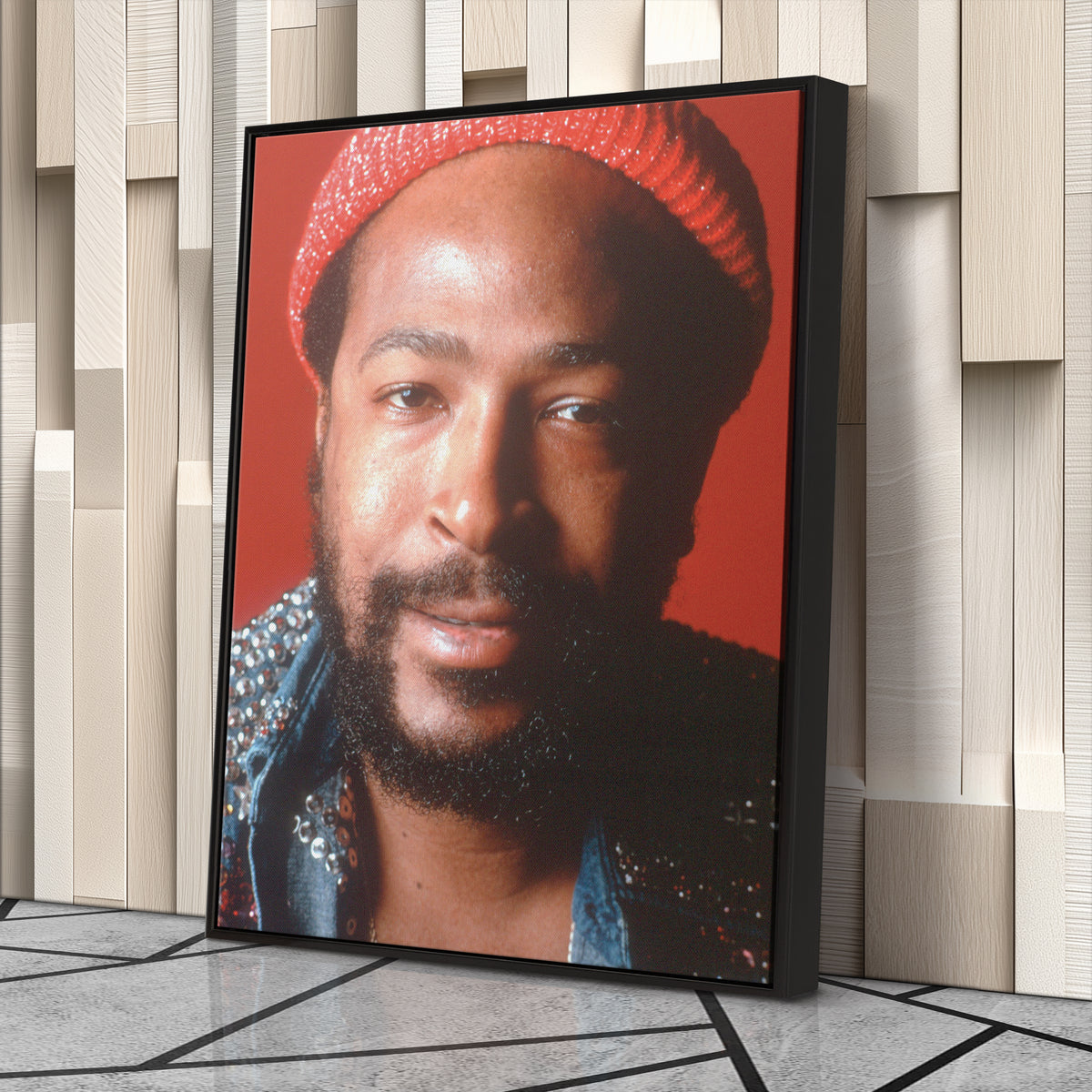 Marvin Gaye Soul Singer Canvas Art – Music Icon Home Decor