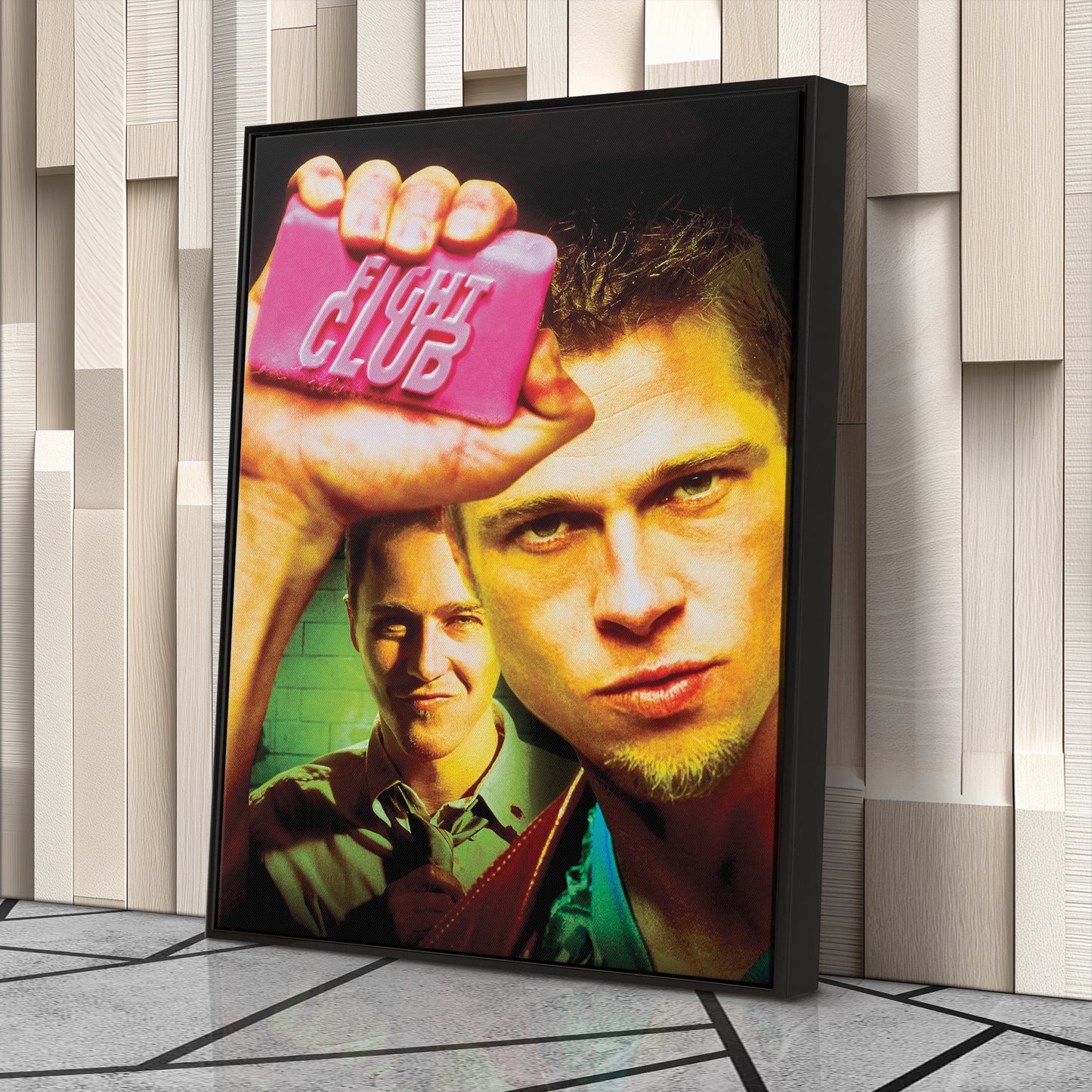 Fight Club Movie Canvas Wall Art – Iconic Movie Poster for Home