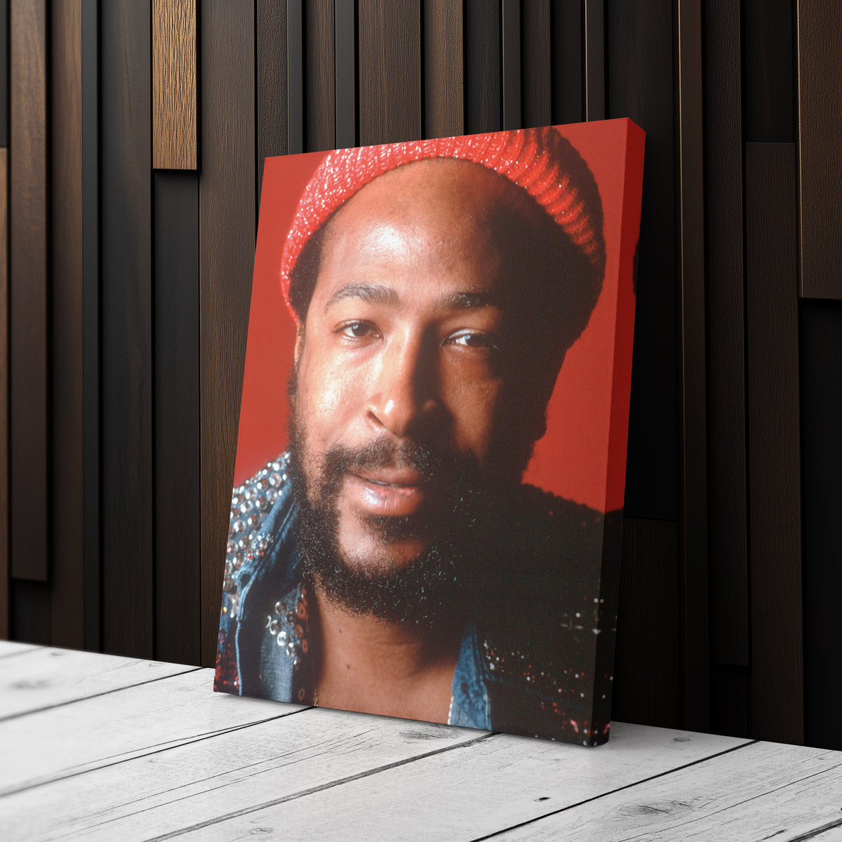 Marvin Gaye Soul Singer Canvas Art – Music Icon Home Decor