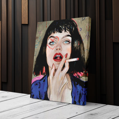 Fantasy Woman - Acrylic & Oil Painting Canvas Wall Art Decor