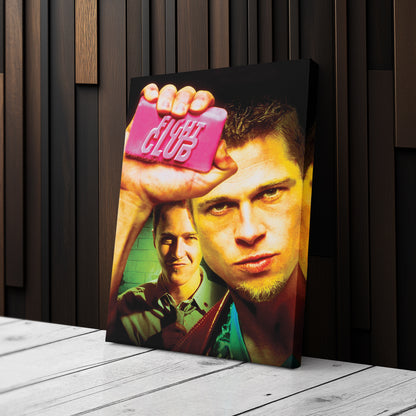 Fight Club Movie Canvas Wall Art – Iconic Movie Poster for Home