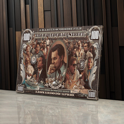 The Wolf of Wall Street Movie Poster – Canvas Wall Art Framed Home Decor