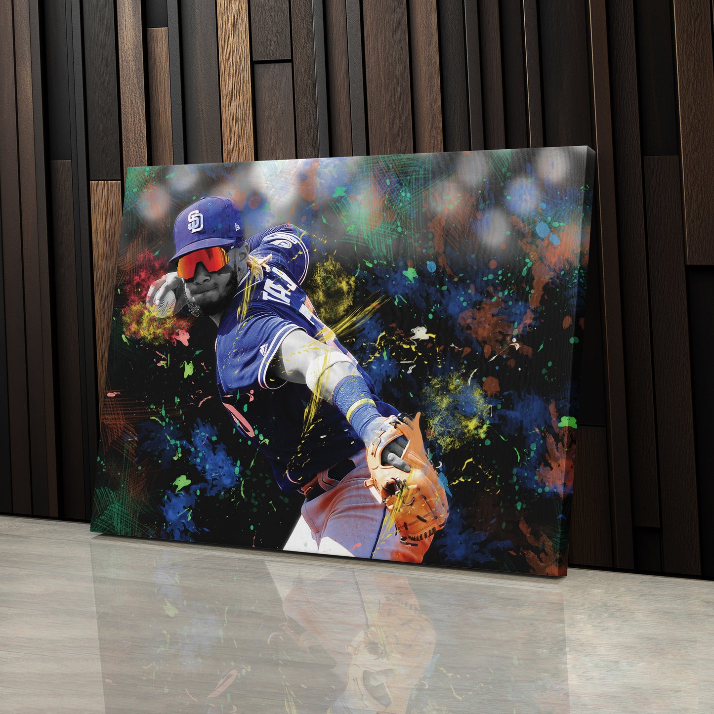 Fernando Tatis Jr. San Diego Padres MLB Canvas Wall Art – Baseball Star Poster