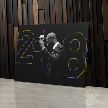 Mamba Out – 248- Legend – Kobe Bryant Canvas Art – A Basketball Legacy