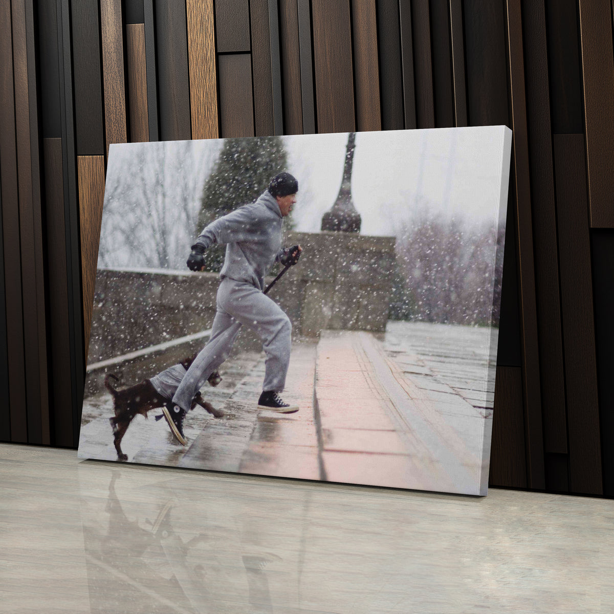 Rocky Balboa Boxing Canvas Wall Art – Legendary Movie Icon Decor