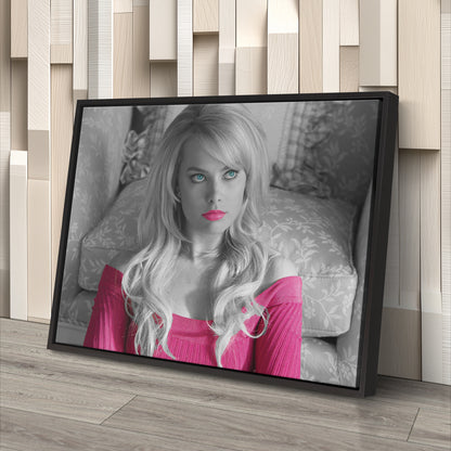 Margot Robbie Poster Wolf of Wall Street Canvas Art – A Cinematic Icon
