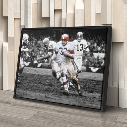 1964 NFL Championship Cleveland Browns Canvas Wall Art Decor - Legendary Sports Poster