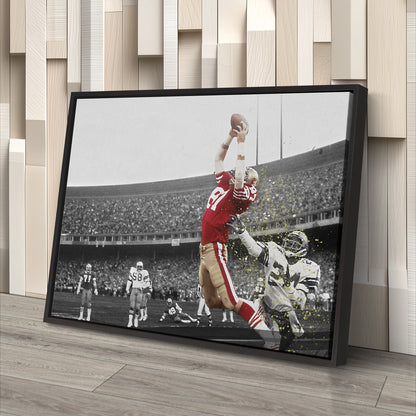 The Catch 49ers vs. Cowboys Canvas Art - NFL Football Wall Decor