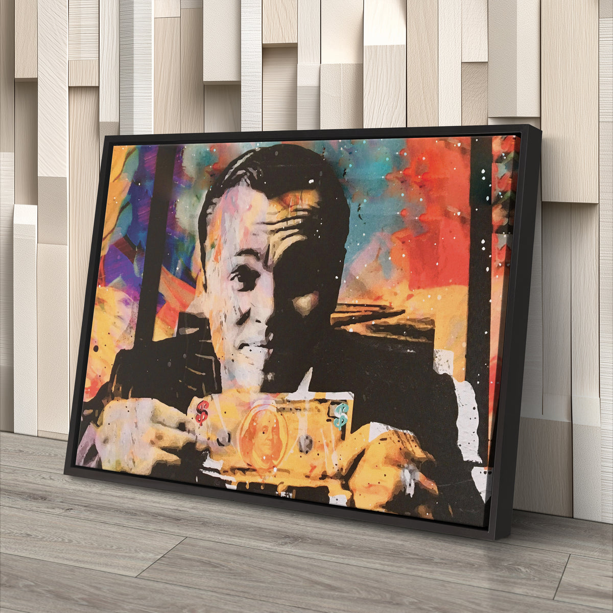 The Wolf of Wall Street Poster – Leonardo DiCaprio Canvas Wall Art Home Decor