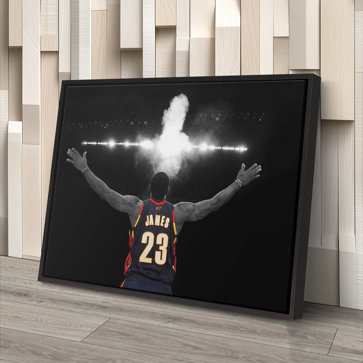 LeBron James Cleveland Cavaliers Canvas Wall Art – King’s Court Decor