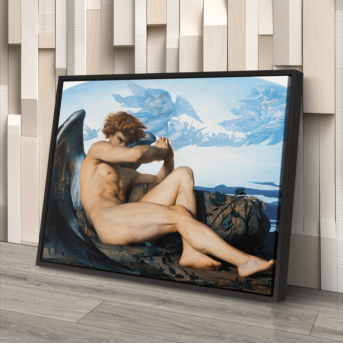 The Fallen Angel by Alexandre Cabanel Canvas Art - Vintage Art Decor