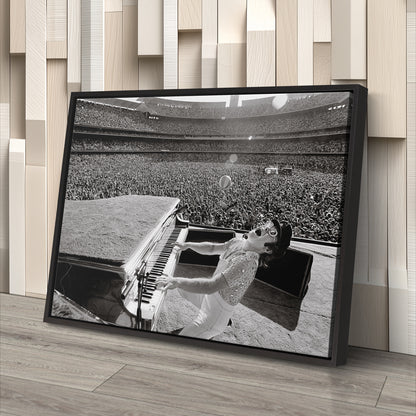 Elton John Dodger Stadium Poster – Canvas Wall Art Home Decor