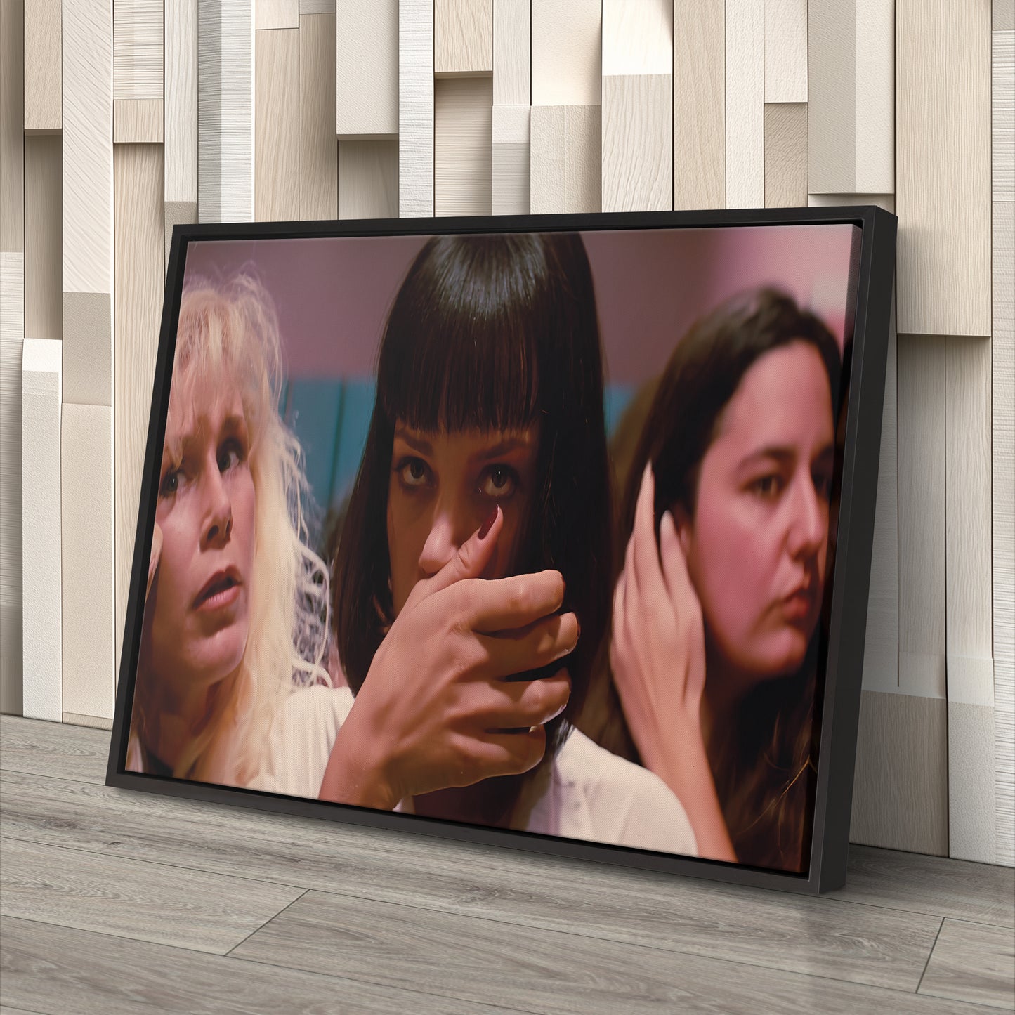 Pulp Fiction Mia Wallace Canvas Wall Art – Cinematic Star Decor