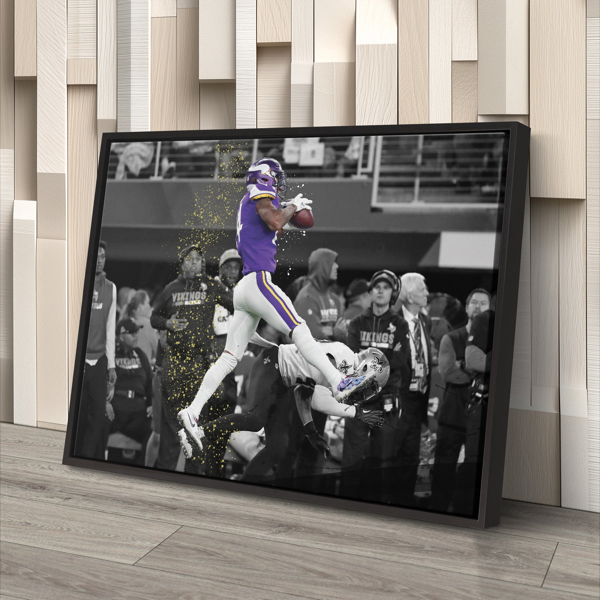 The Minneapolis Miracle Canvas Art - NFL Vikings vs. Saints Poster