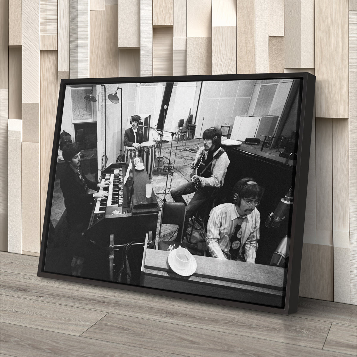 The Beatles Recording Studio Canvas Wall Art – Legendary Music Decor