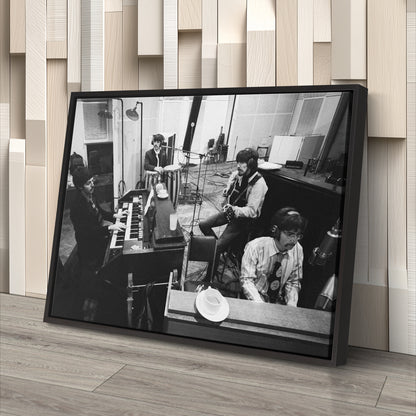 The Beatles Recording Studio Canvas Wall Art – Legendary Music Decor