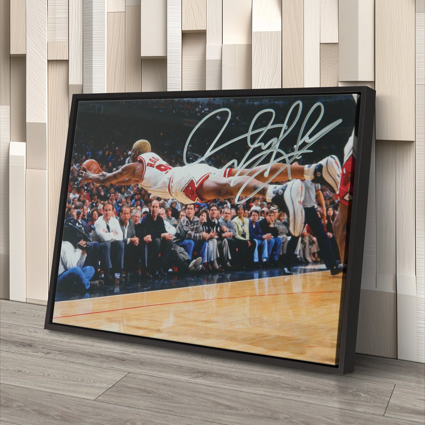 Dennis Rodman Chicago Bulls Canvas Wall Art – NBA Basketball Legend Art