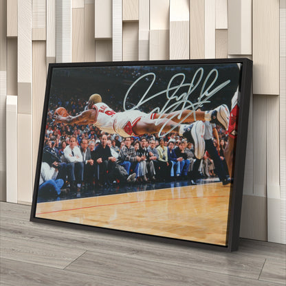 Dennis Rodman Chicago Bulls Canvas Wall Art – NBA Basketball Legend Art