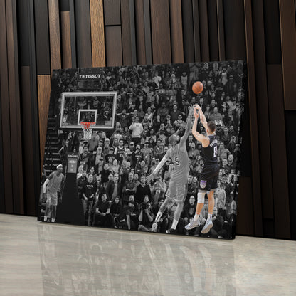 Bogdan Bogdanovic Buzzer Beater vs Lakers Canvas Wall Art Decor - NBA Highlight Art