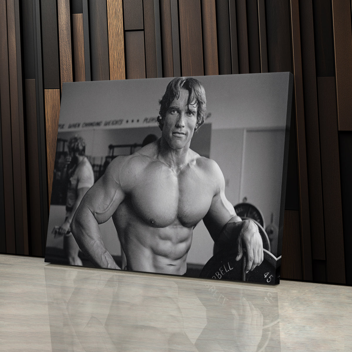 Arnold Schwarzenegger Poster Bodybuilding Canvas Wall Art Home Decor Framed Art