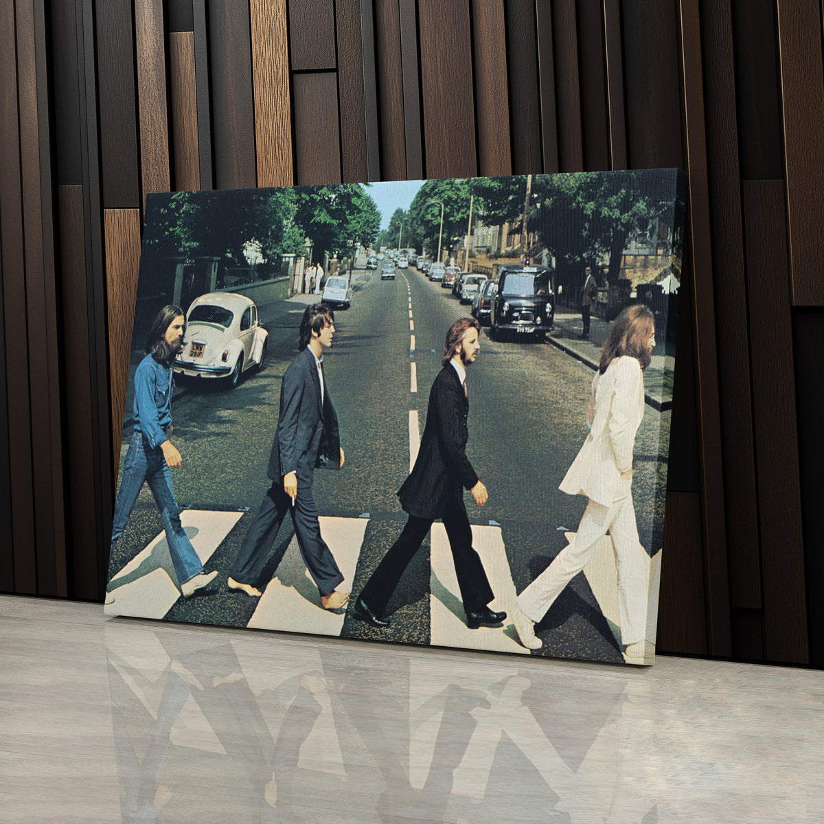 The Beatles - Iconic Abbey Road Canvas Wall Art Decor