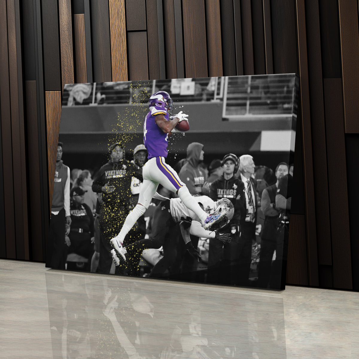 The Minneapolis Miracle Canvas Art - NFL Vikings vs. Saints Poster