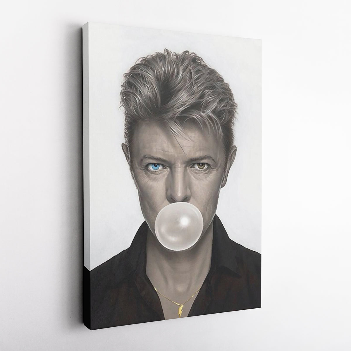David Bowie Poster Chewing Gum Canvas Wall Art Home Decor Framed Art
