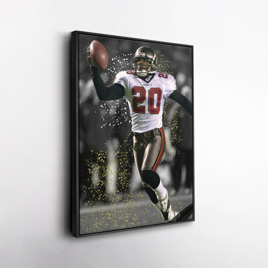 Barber’s Pick-6 Tampa Bay Buccaneers Canvas Wall Art Decor - NFL Game Moment