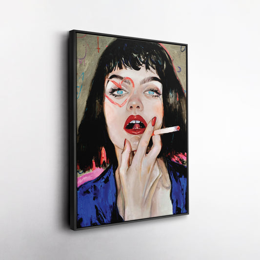 Fantasy Woman - Acrylic & Oil Painting Canvas Wall Art Decor