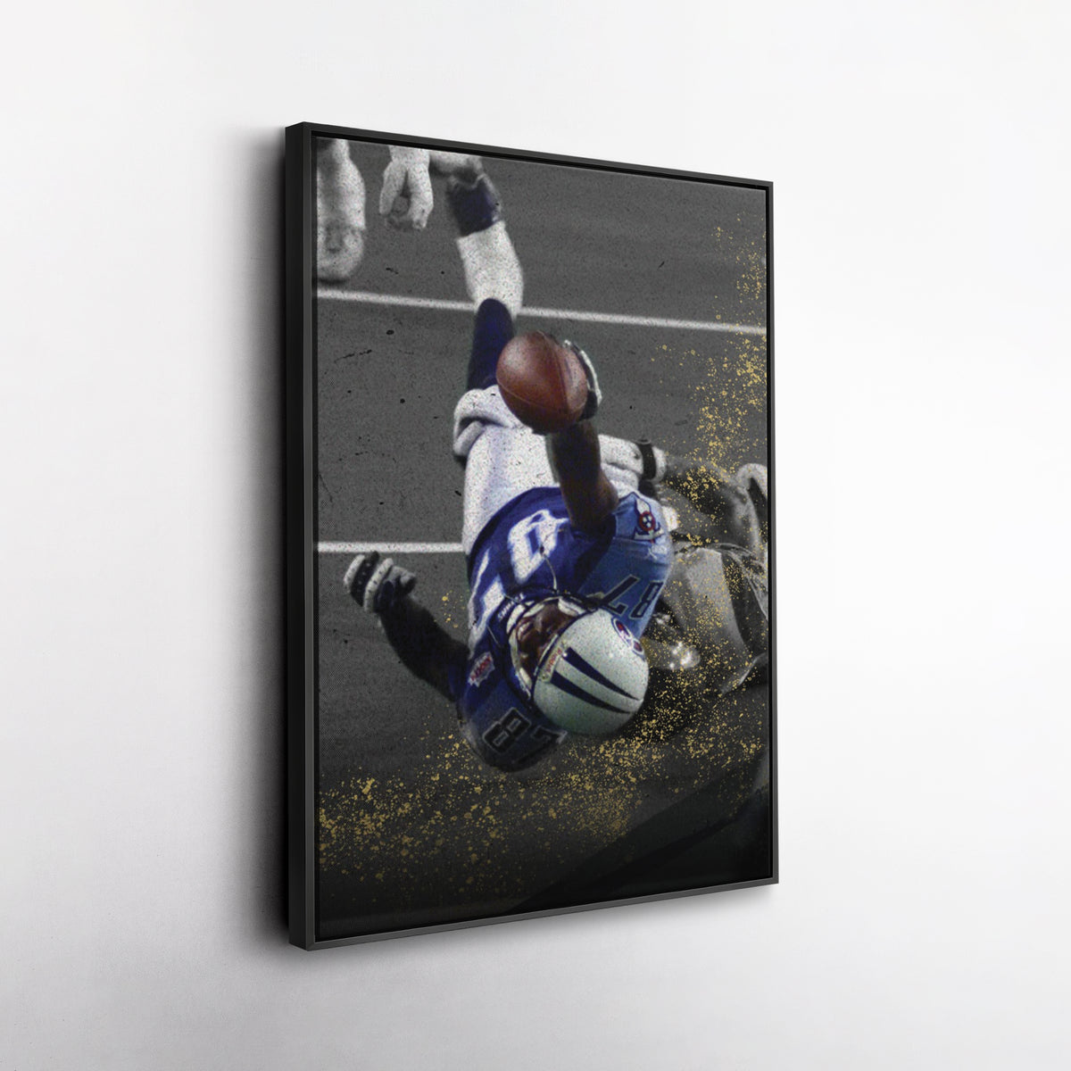 The Tackle Rams vs. Titans Canvas Art - NFL Football Wall Decor Print