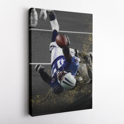 The Tackle Rams vs. Titans Canvas Art - NFL Football Wall Decor Print