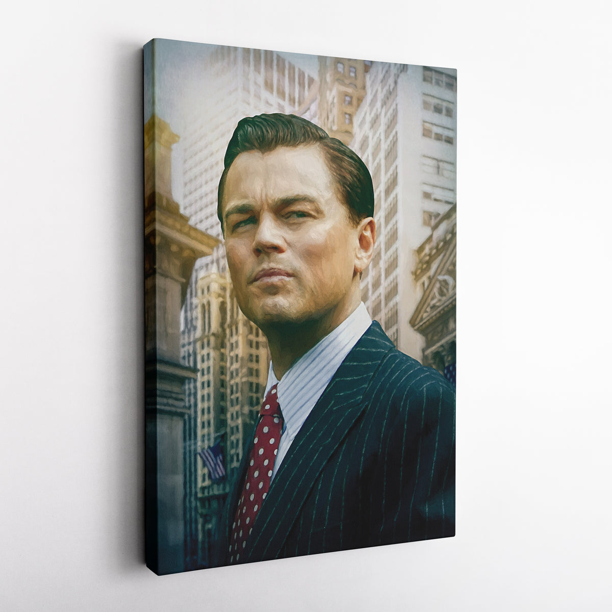 The Wolf of Wall Street Poster – Stock Broker Leo Painting Canvas Wall Art Decor