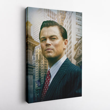 The Wolf of Wall Street Poster – Stock Broker Leo Painting Canvas Wall Art Decor